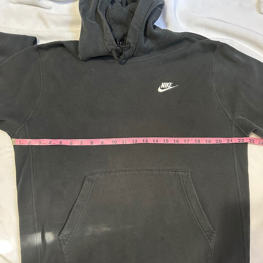 Nike Mens Sportswear fleece pullover hoodie Black Size M - Picture 5 of 12